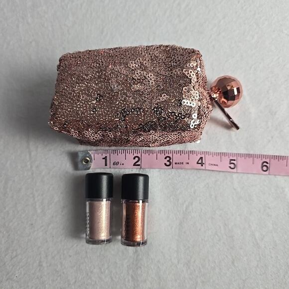 MAC Loose Pigment Whisper Pink & Copper Sparkle‎ Limited Holiday Edition Travel - Picture 7 of 7